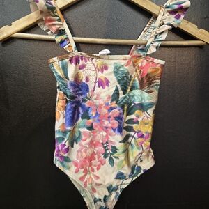 Zimmerman Floral Ruffle Strap Swimsuit